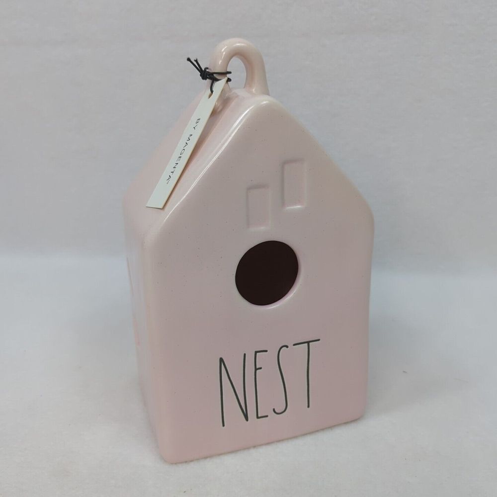 Rae Dunn NEST‎ Pink Birdhouse by Magenta